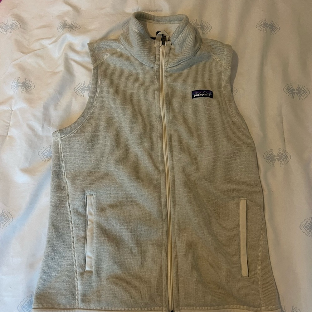 Patagonia Cream Fleece Vest